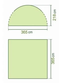 Coleman Event Shelter L Partytent Groen -Outdoor Camping Winkel 11262 event shelter 365 x 365