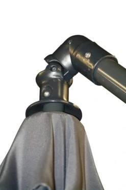 Lesli Living Zweefparasol Gemini Grijs 3mtr 11 Lesli Living Zweefparasol Gemini Grijs 3mtr -Outdoor Camping Winkel 32286 lesli living zweefparasol gemini grijs 3mtr