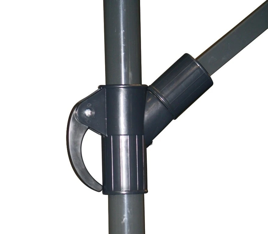 Lesli Living Zweefparasol Gemini Grijs 3mtr 7 Lesli Living Zweefparasol Gemini Grijs 3mtr - Afbeelding 5