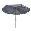 Lesli Living Parasol Libra Grijs ø3mtr 2 Lesli Living Parasol Libra Grijs ø3mtr -Outdoor Camping Winkel 32362 lesli living parasol libra grijs o3mtr