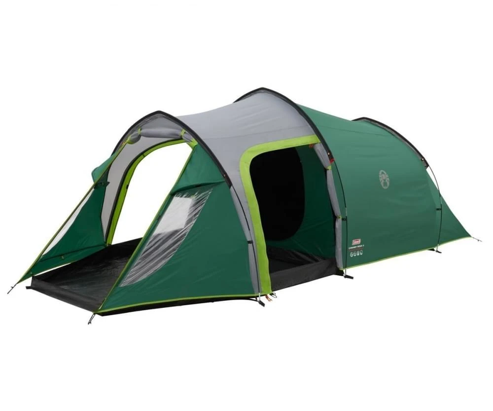 Coleman Chimney Rock 3 Plus / 3 Persoons Tunneltent - Groen 3 Coleman Chimney Rock 3 Plus / 3 Persoons Tunneltent - Groen