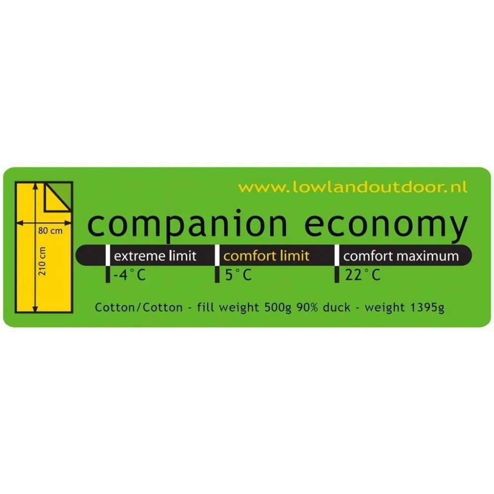Lowland Companion Economy Deken Slaapzak Dons Rood 5 Lowland Companion Economy Deken Slaapzak Dons Rood - Afbeelding 3
