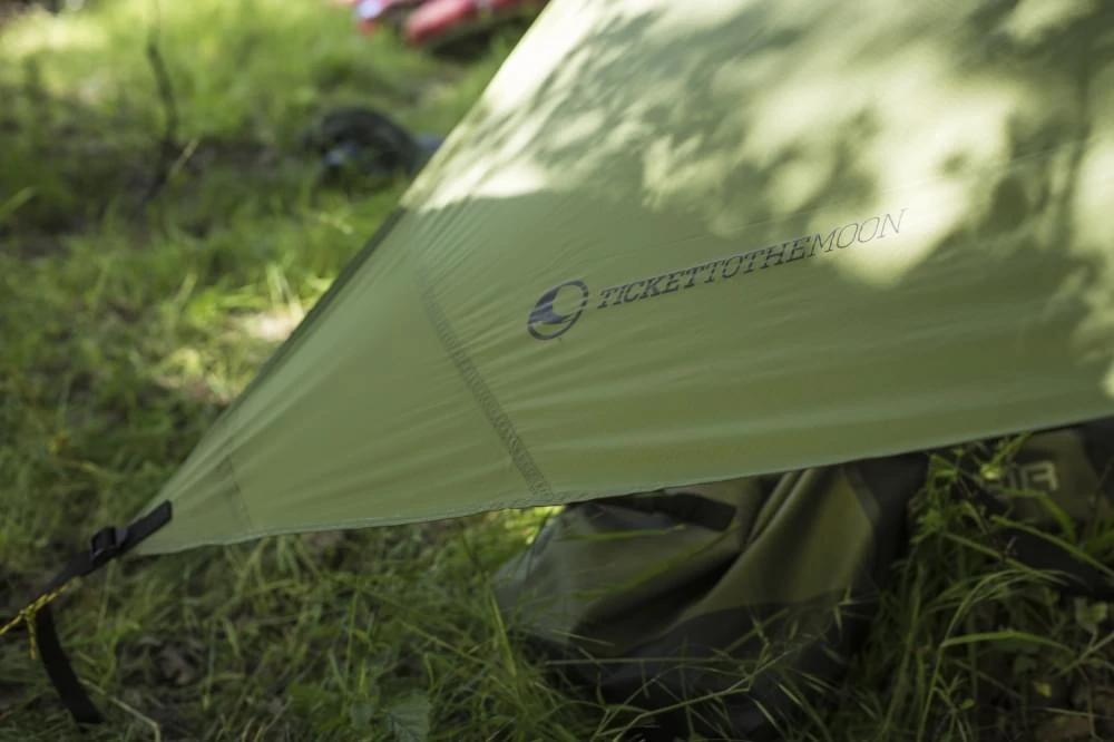 Ticket To The Moon Hangmat Tarp - Groen 4 Ticket To The Moon Hangmat Tarp - Groen - Afbeelding 2