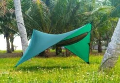 Ticket To The Moon Hangmat Tarp UL SI - Groen -Outdoor Camping Winkel 69054 ticket to the moon hangmat tarp ul si