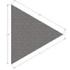 ML Schaduwdoek Driehoek 3,6 X 3,6 X 3,6 M - Grijs -Outdoor Camping Winkel 71236 ml schaduwdoek driehoek 36 x 36 x 36