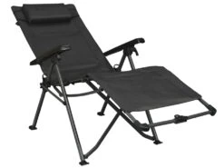 Isabella Freja Relaxstoel Donkergrijs -Outdoor Camping Winkel 73910 isabella freja relax vouwstoel