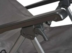 Isabella Freja Relaxstoel Donkergrijs -Outdoor Camping Winkel 73911 isabella freja relax vouwstoel