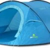 DWS Tornado 210 - 3 Persoons Tent Blauw -Outdoor Camping Winkel 74415 dws tornado 210 3 persoons tent