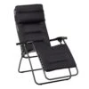 Lafuma RSX Clip Air Comfort Relaxstoel Zwart -Outdoor Camping Winkel 74758 lafuma rsx clip air comfort relaxstoel
