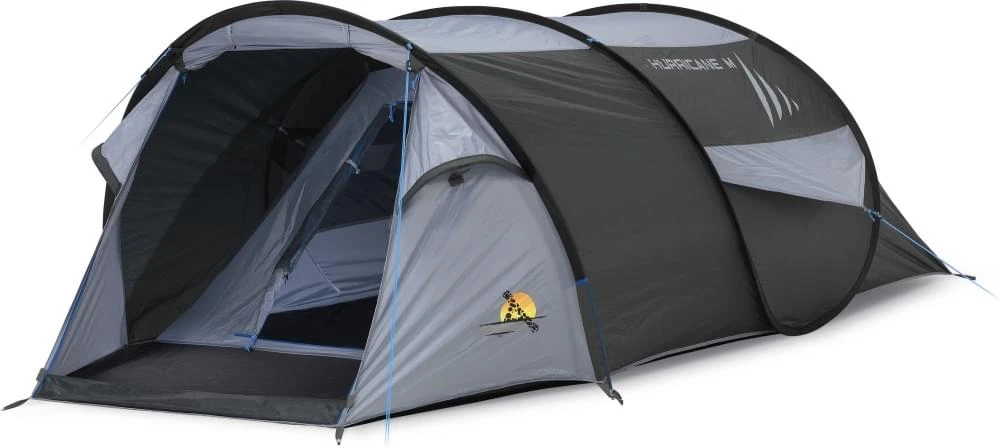 Safarica Hurricane M Pop Up - 2 Persoons Tent Grijs 3 Safarica Hurricane M Pop Up - 2 Persoons Tent Grijs