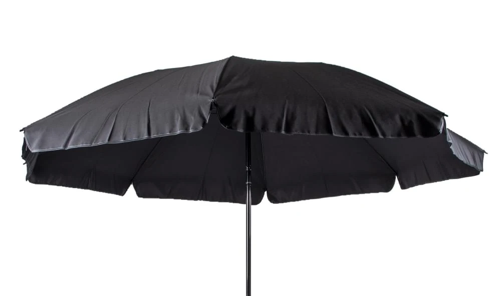 Bo-Camp Parasol Ø 200 Zwart 3 Bo-Camp Parasol Ø 200 Zwart