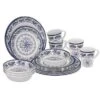 Bo-Camp Melamine Servies Old Dutch 16-delig -Outdoor Camping Winkel 76882 bo camp bc servies old dutch 16dlg melamine
