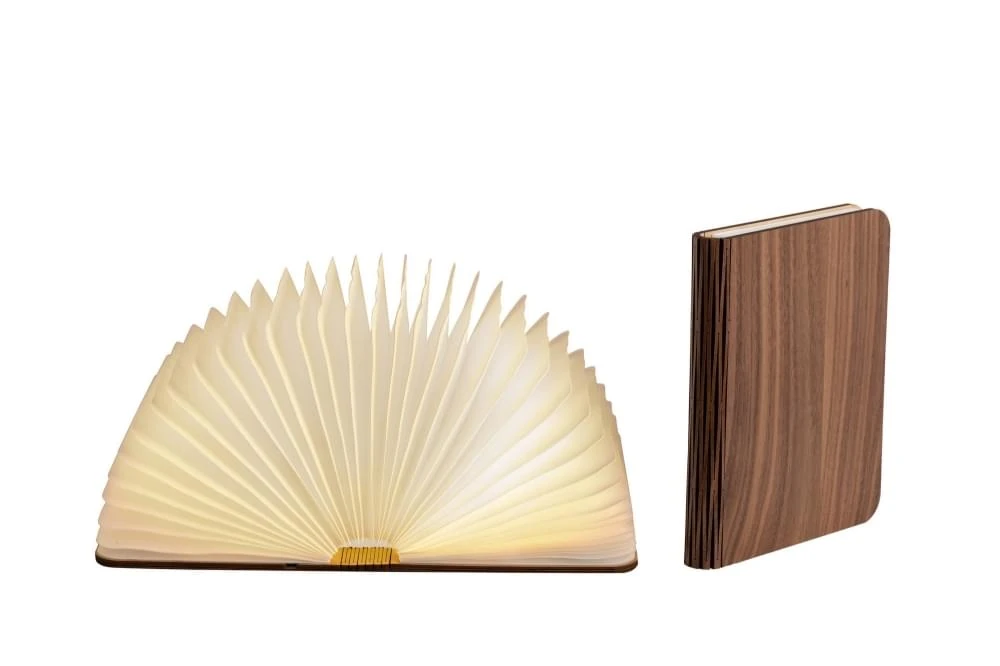 LEDR Boek Lamp Walnut Medium 3 LEDR Boek Lamp Walnut Medium