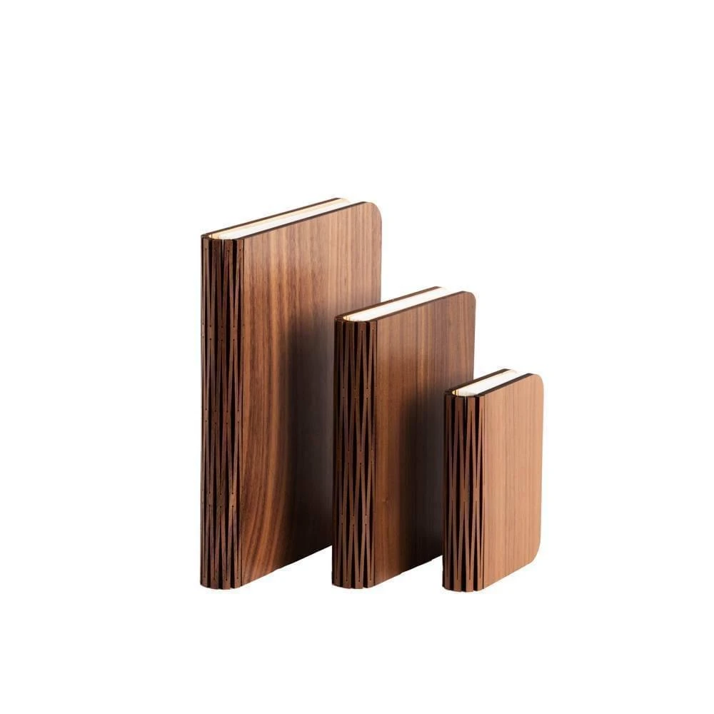 LEDR Boek Lamp Walnut Medium 5 LEDR Boek Lamp Walnut Medium - Afbeelding 3