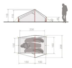 Vaude Lizard Seamless 2P / 2 Persoons Tent Groen 9 Vaude Lizard Seamless 2P / 2 Persoons Tent Groen -Outdoor Camping Winkel 78556 vaude lizard seamless 2p 2 persoons tent