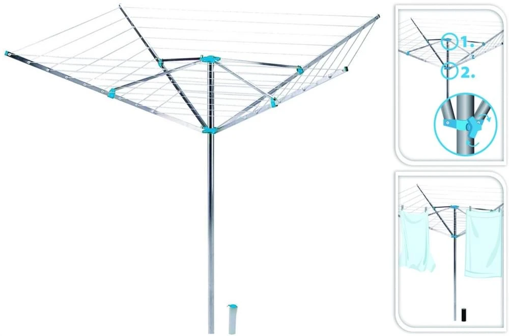 ML Droogmolen Aluminium 3 ML Droogmolen Aluminium