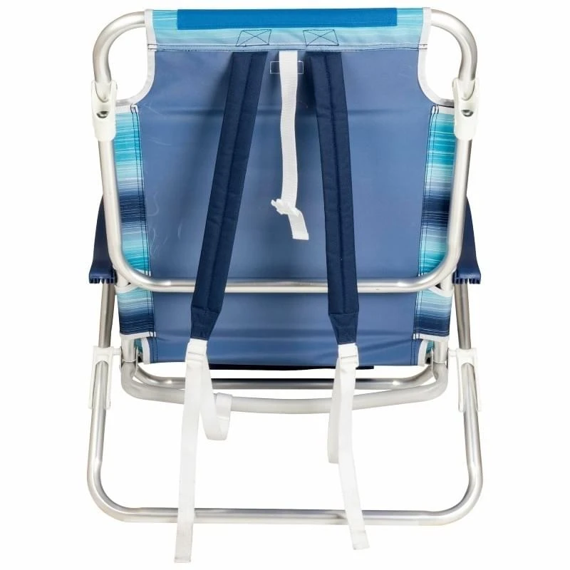 Safarica Santa Cruz Strandstoel Blauw 4 Safarica Santa Cruz Strandstoel Blauw - Afbeelding 2