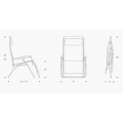 Lafuma RSXA Clip Batyline XL Relaxstoel Zwart -Outdoor Camping Winkel 81291 lafuma rsxa clip batyline xl relaxstoel