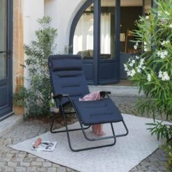 Lafuma RSX Clip Air Comfort XL Relaxstoel Zwart -Outdoor Camping Winkel 81292 lafuma rsx clip air comfort xl relaxstoel