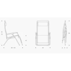 Lafuma RSX Clip Air Comfort Relaxstoel Zwart 10 Lafuma RSX Clip Air Comfort Relaxstoel Zwart -Outdoor Camping Winkel 81303 lafuma rsx clip air comfort relaxstoel