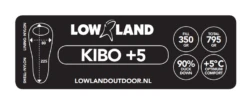 Lowland KIBO +5 Mummy Slaapzak Dons Blauw -Outdoor Camping Winkel 83751 lowland kibo 5 mummy slaapzak dons