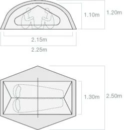 Exped Lyra II / 2 Persoons Tent -Outdoor Camping Winkel 84128 exped lyra ii 2 persoons tent
