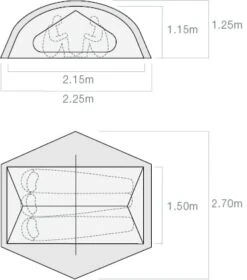 Exped Lyra III / 3 Persoons Tent -Outdoor Camping Winkel 84133 exped lyra iii 3 persoons tent