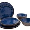 Bo-Camp Halo 12-delig Serviesset Donkerblauw 1 Bo-Camp Halo 12-delig Serviesset Donkerblauw -Outdoor Camping Winkel 84752 bo camp halo 12 delig serviesset