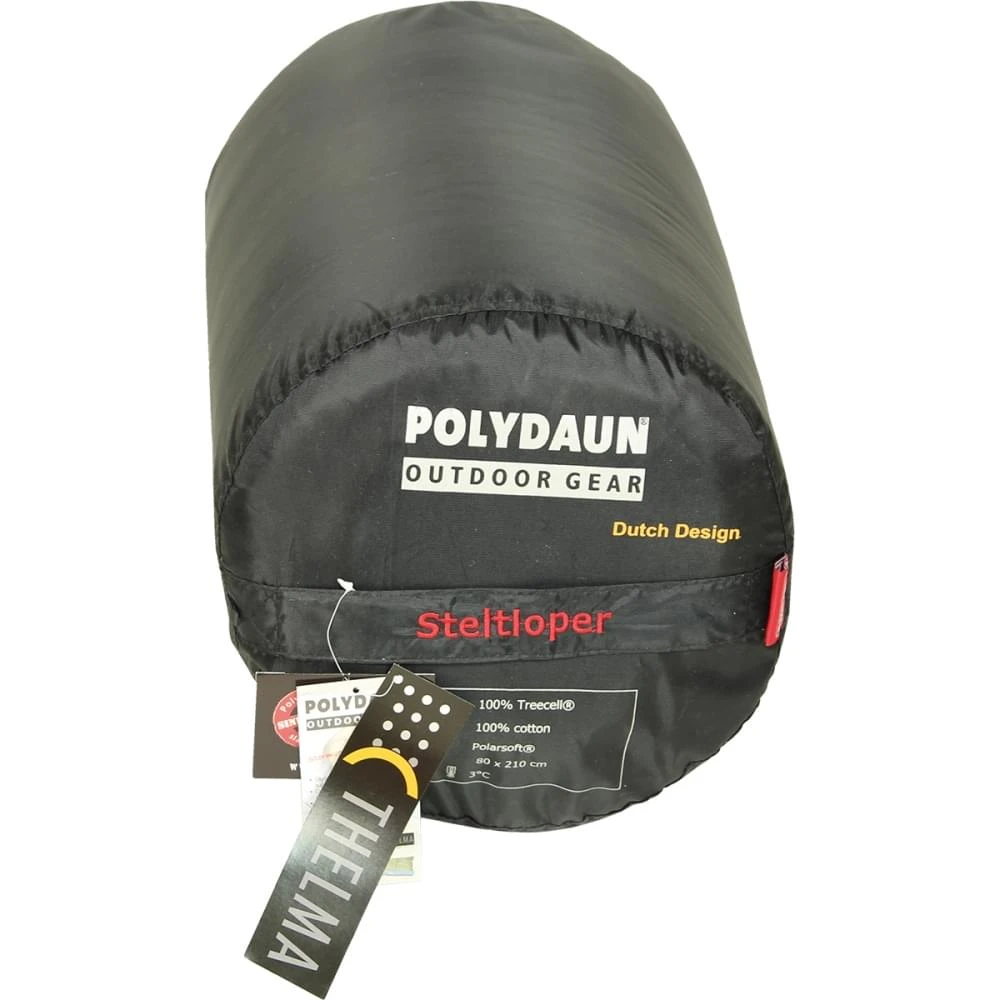 Polydaun Steltloper Reversibel Deken Slaapzak Synthetisch Donkergrijs 5 Polydaun Steltloper Reversibel Deken Slaapzak Synthetisch Donkergrijs - Afbeelding 3