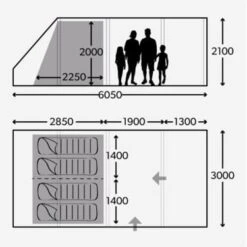 Dometic Rarotonga FTT 401 TC 4-persoons Opblaastent -Outdoor Camping Winkel 85417 dometic rarotonga ftt 401 tc 4 persoons opblaastent