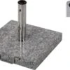 ML Parasolvoet Graniet Grijs -Outdoor Camping Winkel 86851 ml parasolvoet graniet grijs