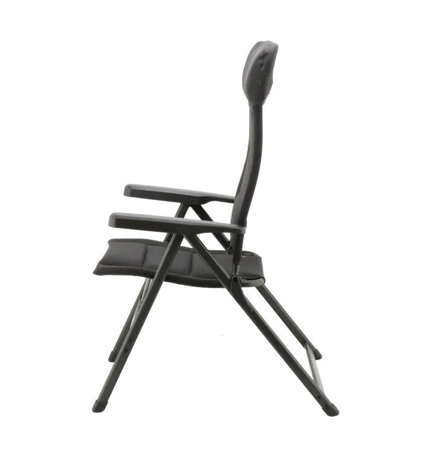 Travellife Barletta Comfort Campingstoel Donkergrijs 4 Travellife Barletta Comfort Campingstoel Donkergrijs - Afbeelding 2