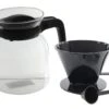 ML Glazen Koffiepot Met Filter En Maatschepje -Outdoor Camping Winkel 88106 ml glazen koffiepot met filter en maatschepje