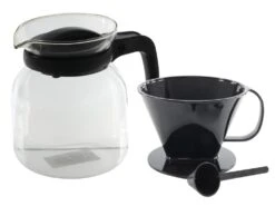 ML Glazen Koffiepot Met Filter En Maatschepje
