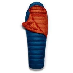 RAB Ascent 700 Long Mummy Slaapzak Dons Donkerblauw -Outdoor Camping Winkel 91378 rab ascent 700 long mummy slaapzak dons