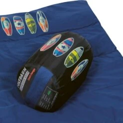 Polydaun Beach House Surfboard Deken Kinderslaapzak Synthetisch Blauw 10 Polydaun Beach House Surfboard Deken Kinderslaapzak Synthetisch Blauw -Outdoor Camping Winkel 94013 polydaun beach house surfboard kinderslaapzak