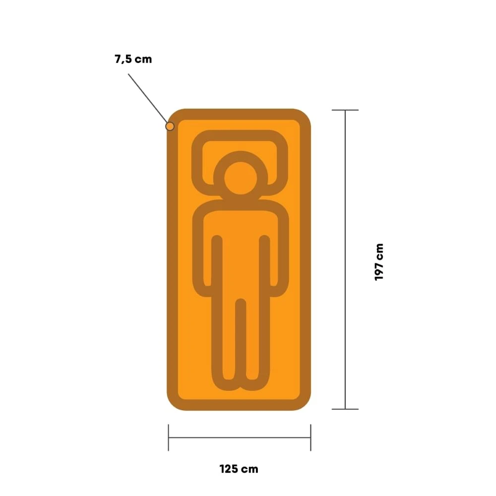 Exped SIM Comfort Duo 7.5 Slaapmat 2022 Rood 5 Exped SIM Comfort Duo 7.5 Slaapmat 2022 Rood - Afbeelding 3