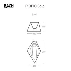 Bach PioPio Solo Tent UL Oranje -Outdoor Camping Winkel 96028 bach piopio solo tent ul