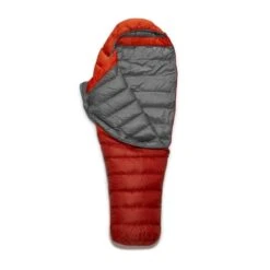 RAB Alpine 200 Long Mummy Slaapzak Dons Oranje -Outdoor Camping Winkel 96738 rab alpine 200 long mummy slaapzak dons