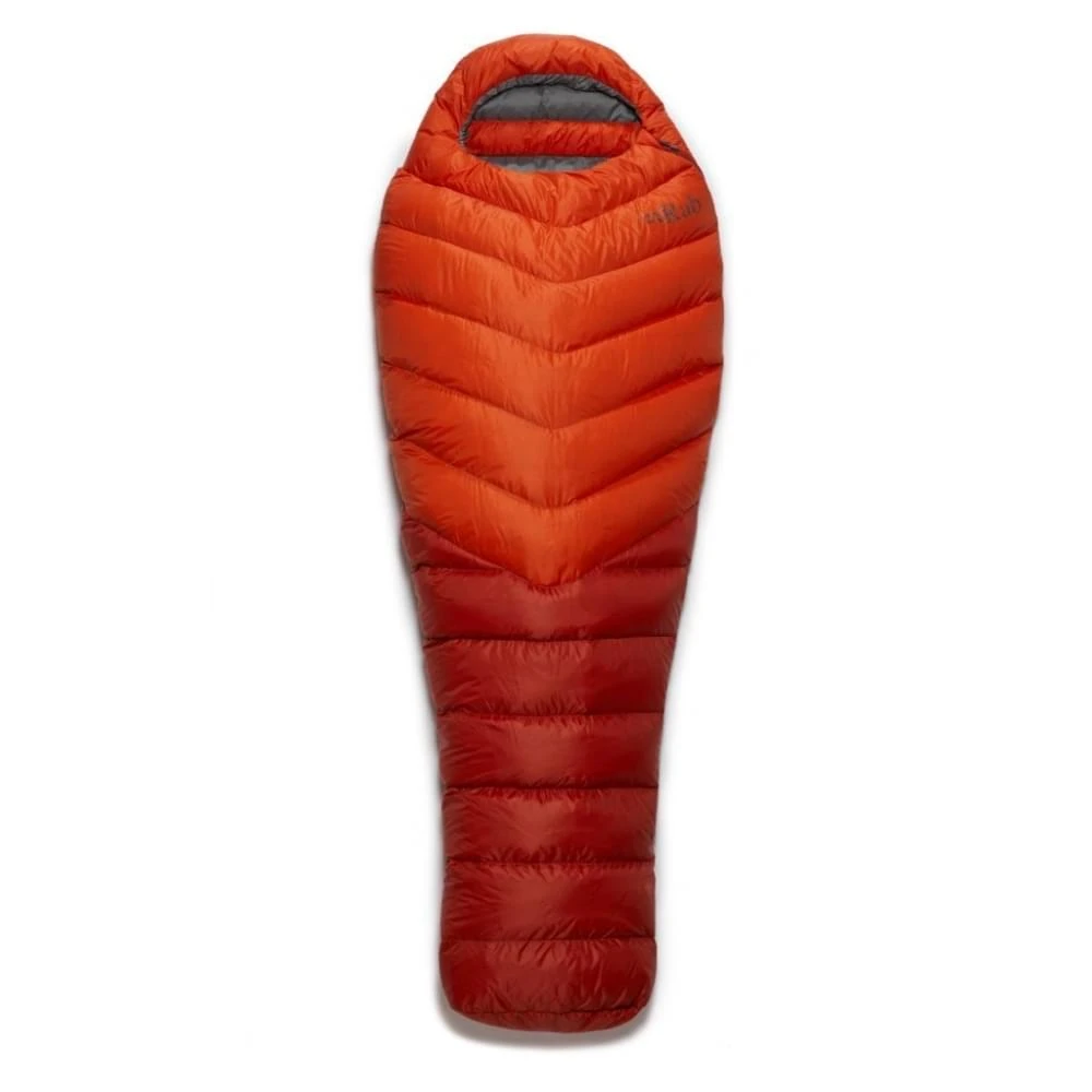 RAB Alpine 200 Mummy Slaapzak Dons Oranje 3 RAB Alpine 200 Mummy Slaapzak Dons Oranje