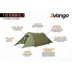Vango F10 Xenon UL 2 / 2 Persoons Tent Groen 14 Vango F10 Xenon UL 2 / 2 Persoons Tent Groen -Outdoor Camping Winkel 96974 vango f10 xenon ul 2 2 persoons tent