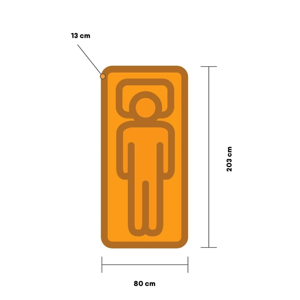 Human Comfort Chatou Ultra Light 1-Persoons Luchtbed 9 Human Comfort Chatou Ultra Light 1-Persoons Luchtbed - Afbeelding 7