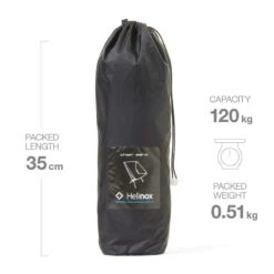 Helinox Chair Zero Lichtgewicht Stoel Zwart -Outdoor Camping Winkel 98842 helinox chair zero lichtgewicht stoel