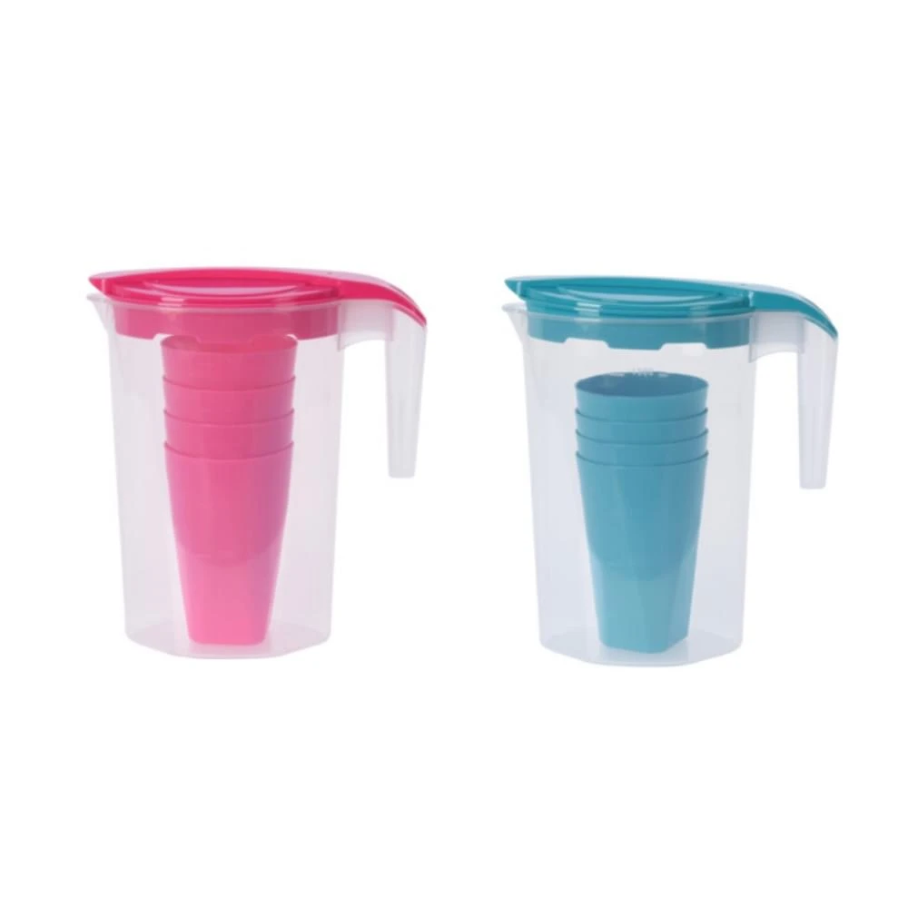 ML Schenkkan Met 4 Glazen 4 ML Schenkkan Met 4 Glazen - Afbeelding 2